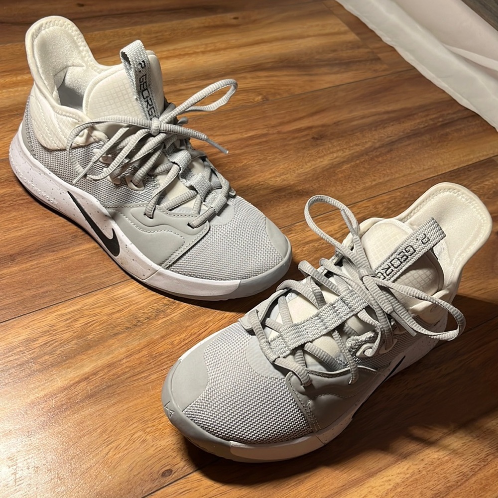 Nike Paul George 3 TB Wolf Gray CN9512-004 2019 Basketball Shoes